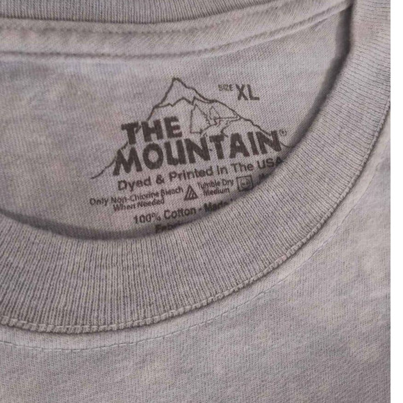 The Mountain Tie Dye T Shirt - Size XL -"Mountain Life"/"The Level of Stupidity" - Picture 4 of 7